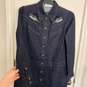 Coach denim mini dress